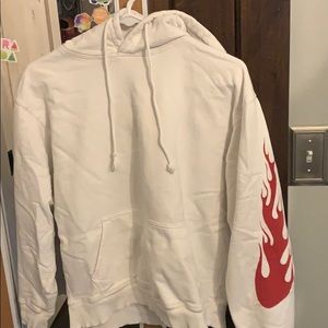 Pacsun Flaming Sweatshirt